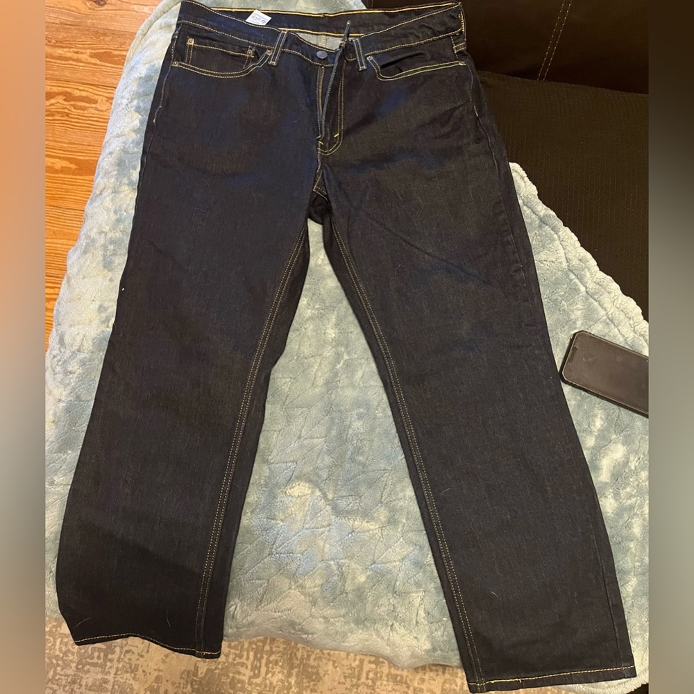 Levi's Dark Indigo Straight-Leg Men's Jeans